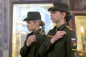 Курсанты Военной академии связи отпраздновали день своего небесного покровителя