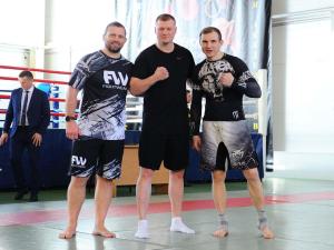 Александр Поветкин провел мастер-класс для курсантов Военной академии связи